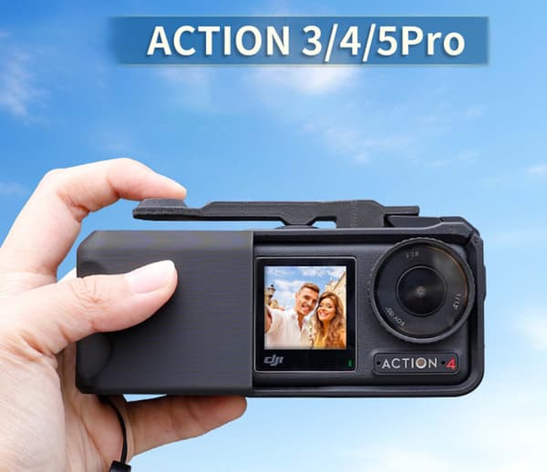 Sopii DJI Osmo Action5/4/3 - Muuttuu järjestelmäkamerakahvaksi, magneettiseksi pikakiinnikkeeksi, joka muuttuu magneettiseksi kiinnikkeeksi