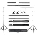Miniatyrbild 1 av 2: Fotovideostudio Bakgrundsstödssystem, Höjdjusterbar 79 cm - 260 cm, Maximal belastning 4 kg,2,6x3M, Ny flexibel