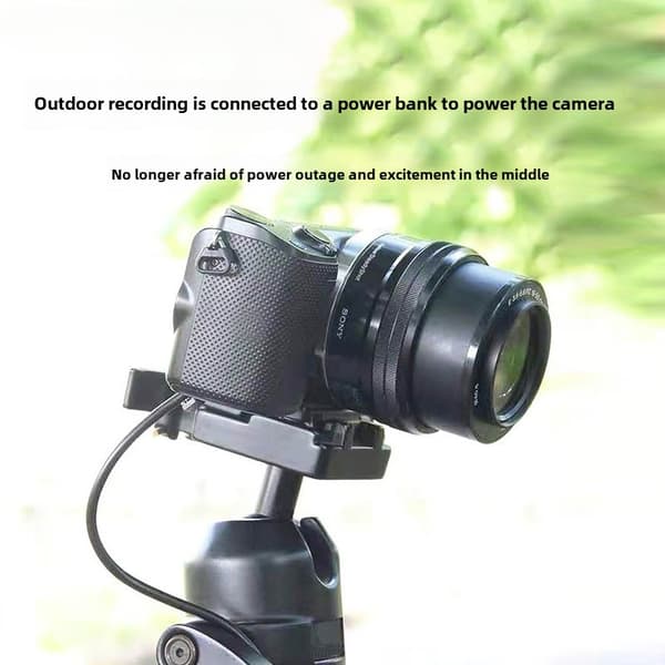 Dummy-batteri til Nikon-kameraer, kompatibel med A7R2 S2 A5100 A6400 A6300, CE-certificeret
