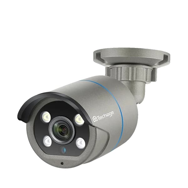Utomhus PoE IP-kamera, 4MP upplösning, ljudinspelning, POE-kamera