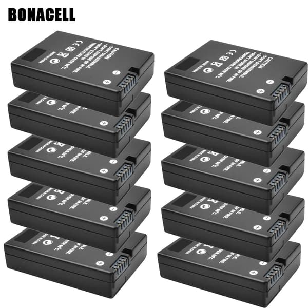 1500mAh Kamerabatteri för Nikon, Bred Kompatibilitet, Certifierade Säkerhetsstandarder,10 stycken batteri