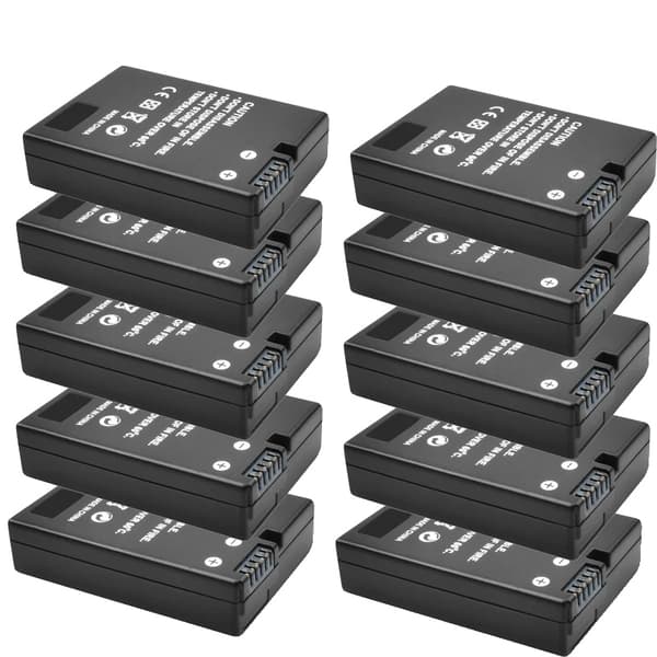 1500mAh Kamerabatteri för Nikon, Bred Kompatibilitet, Certifierade Säkerhetsstandarder,10 stycken batteri