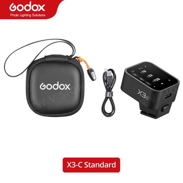 Godox X3 Trådløs Flash Udløser, OLED Touch Skærm, Hurtig Opladningsfunktion,X3-C