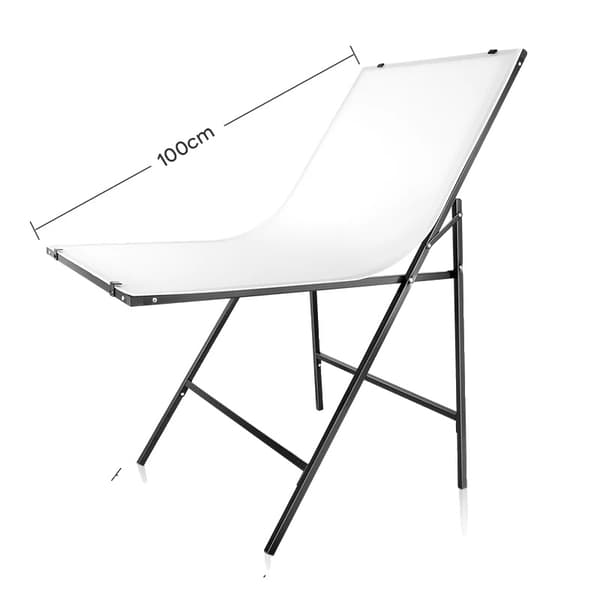 Fotograferingstabel, Justerbar Størrelse, Hvid Baggrund, 23,6X39,3 tommer