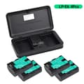 Miniatyrbillede 2 af 2: LP-E6 Batteri, 4 stk Kapacitet, Multifunktionel Etui,4 Batteri 1 Oplader
