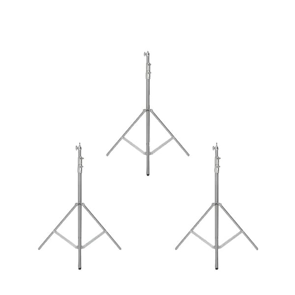 Kamerastativ, konstruktion av aluminiumlegering, justerbar höjd, 3 st tripod