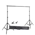 Miniatyrbillede 1 af 2: Foto Studio Baggrundstativ, Justerbar Højde, Bærbar Transporttaske, 2Mx2M, Ny Fleksibel