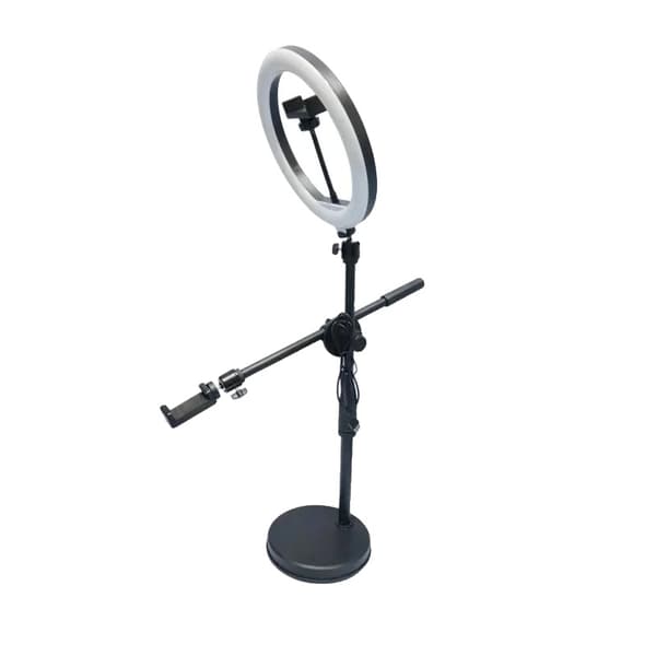 Tripod Fyldelys, Skrivebordsholder, Doven Beslag, Mobiltelefonholder,med ringlys
