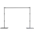 Miniatyrbild 1 av 2: Bakgrundsstand, Canvasmaterial, Scenisk stil, 2,4 x 3M dimensioner,Helt svart 2.4x3M