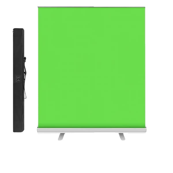 Grøn Skærm, Pull-Up Chroma Key Skærm, 100% Polyester, Krølfri,1.5