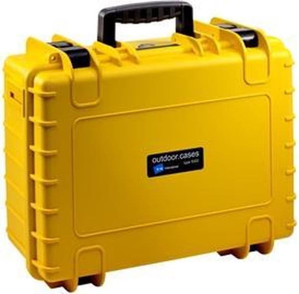 B&W International Type 500 Outdoor Case sis. vaahto - keltainen
