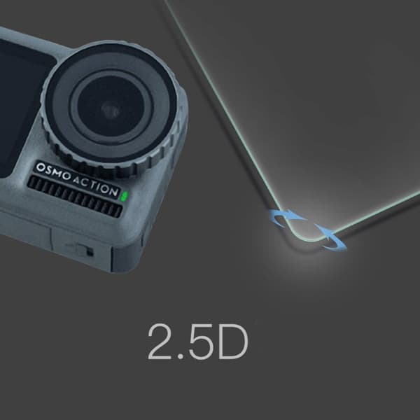 6-pakningslinsebeskytter skjermdeksler for DJI Pocket 1/2 Gjennomsiktig