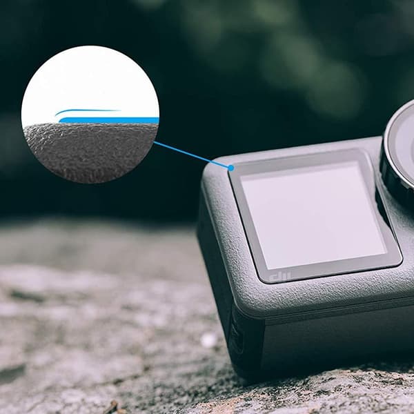 6-pakningslinsebeskytter skjermdeksler for DJI Pocket 1/2 Gjennomsiktig