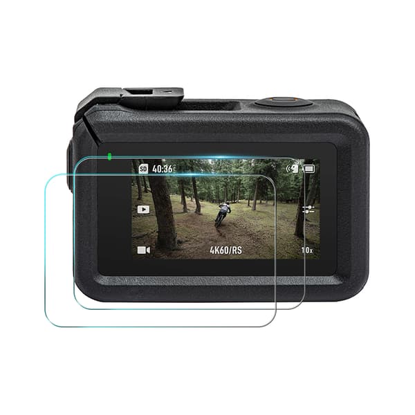 INF 6-delt actionkamera hærdet filmsæt til DJI OSMO ACTION 4 Gennemsigtig