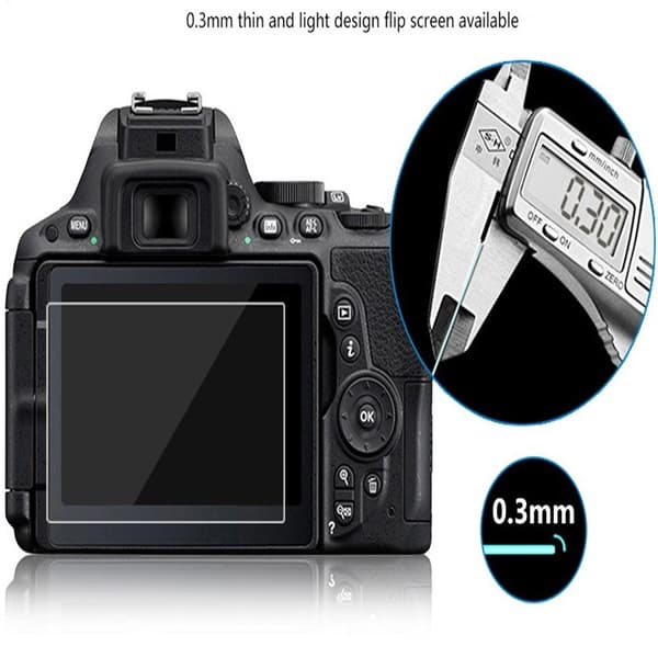 INF Kamera af hærdet glas skærmfilm Eksplosionssikker kompatibel med Canon-kamera Canon EOS R5