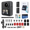 Miniatyrbillede 1 af 6: Kandao QooCam 3 360° actionkamera - Motorcykel Combo (Q23G-03)
