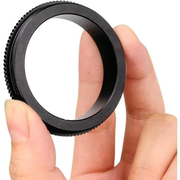 Svbony SV130 M48 till M42 adapter räfflade design för anslutning av teleskop utrustat med M48 gänga och kamera
