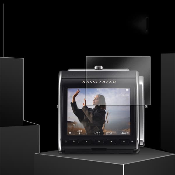INF Hasselblad 907x skærmbeskytter, aluminiumsglas, 0,26 mm, buede kanter