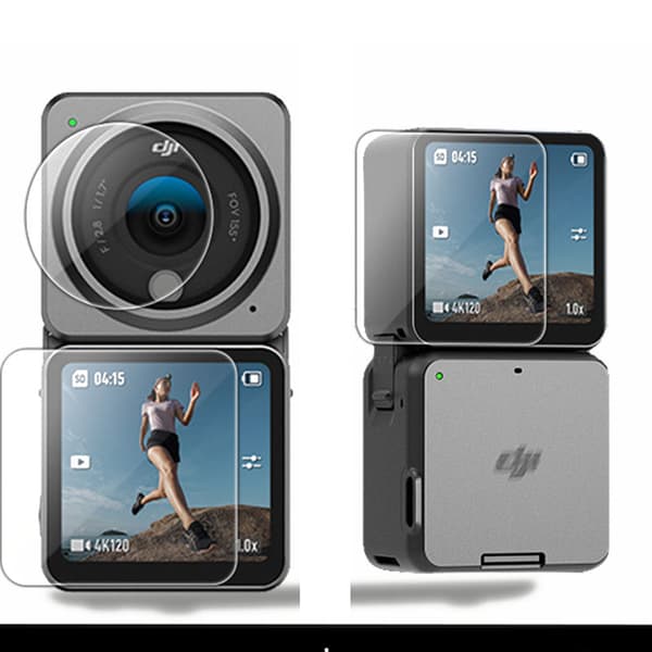 INF DJI Action 2 Camera Skärmskydd i härdat glas (3-pack)