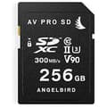 Miniatyrbild 2 av 2: Angelbird AV Pro SD (MK2) UHS-II V90 300MB/s 256GB minneskort - svart
