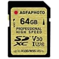 Miniatyrbild 2 av 2: SDXC-kort - AGFAPHOTO - 64GB - UHS I - V30 - High Speed U3