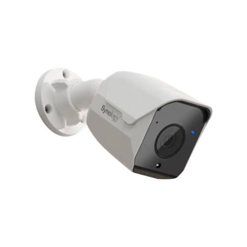 Synology BC500 - nätverksövervakningskamera - kula - TAA-kompatibel Svart, Vit
