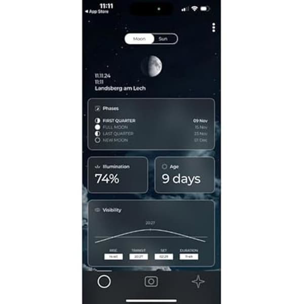 Teleskop Smart - VAONIS - Hestia - Solpaket - Öppning 30mm - 6 Linser - Kontroll via App