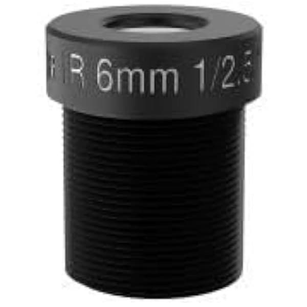 M12-objektiv - AXIS KOMMUNIKATION - 01813-001 - Bildstabilisator - F2.0 - 6mm svart Svart