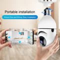 Miniatyrbild 7 av 11: 360° WiFi IP Kamera med Lutningsfunktion, Mörkerseende, Rörelsedetektering, 2-vägs ljud och LED-Ljus