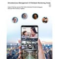 Miniatyrbild 11 av 11: 360° WiFi IP Kamera med Lutningsfunktion, Mörkerseende, Rörelsedetektering, 2-vägs ljud och LED-Ljus
