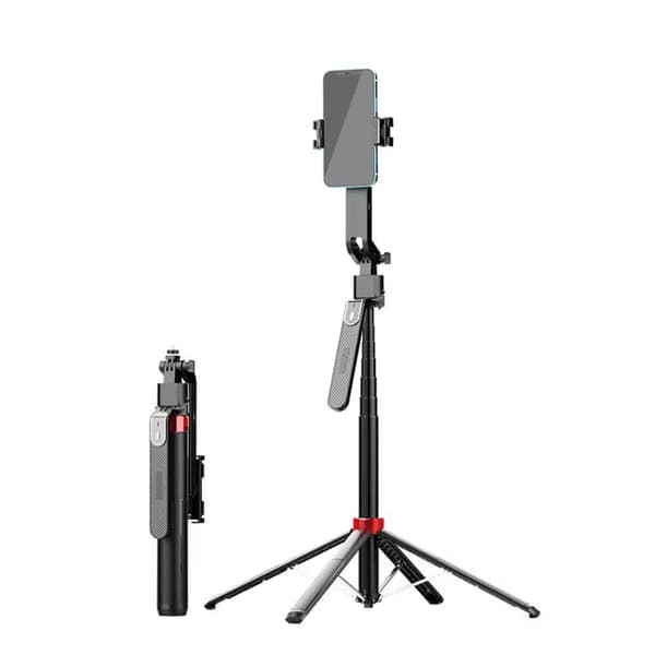 Selfiestick med Intelligent Ansiktsspårning och AI Gesterstyrning inkl. ljus