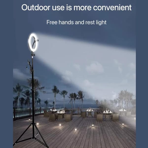 LED Ring Light – Perfekt Ljussättning för Makeup, Livestreaming och Fotografi!