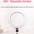 Miniatyrbild 1 av 9: LED Ring Light – Perfekt Ljussättning för Makeup, Livestreaming och Fotografi!