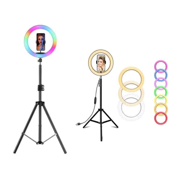 RGB Ring Light – Gör Ditt Innehåll Lysande och Färgstarkt!