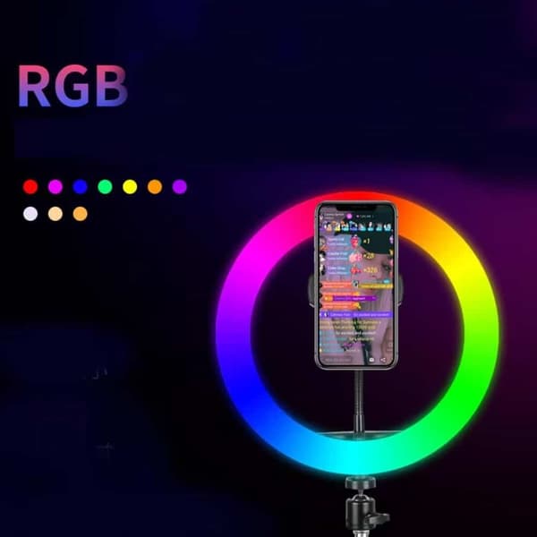 RGB Ring Light – Gör Ditt Innehåll Lysande och Färgstarkt!