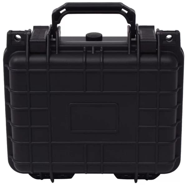 vidaXL Beskyttende Utstyrsetui 27x24,6x12,4 cm Svart