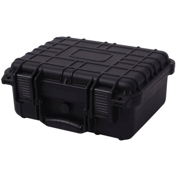 vidaXL Beskyttende Utstyrsetui 35x29,5x15 cm Svart