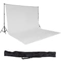 Miniatyrbild 1 av 6: Fotobakgrund / Backdrop set 3x6m med väska - vit