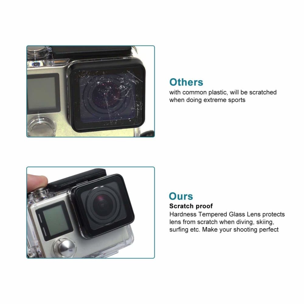 Gopro Hero 3 3 4 Vanntett Deksel Beskyttelse Gjennomsiktig Cdon