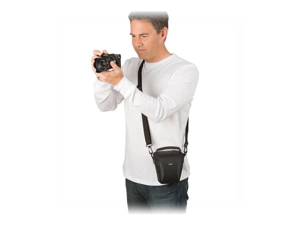 Lowepro Format TLZ 10 - Skulderveske for digitalfotokamera med linser - stoff - svart