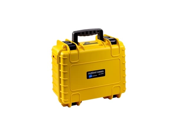 B&amp;W outdoor.cases Type 3000 - Kovakotelo - polypropeeni - keltainen