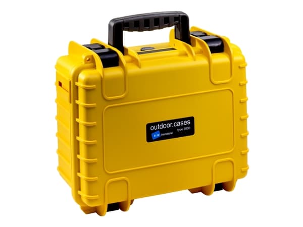 B&amp;W outdoor.cases Type 3000 - Kovakotelo - polypropeeni - keltainen