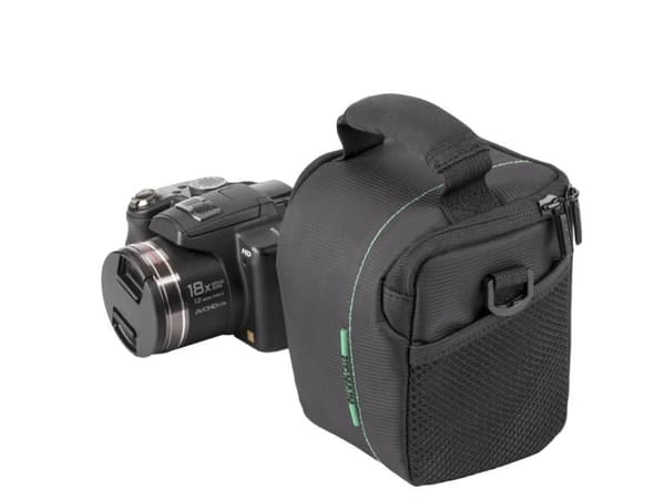 Riva Case 7412 (PS) - Skulderveske for kamera med zoomlinse - polyester - svart