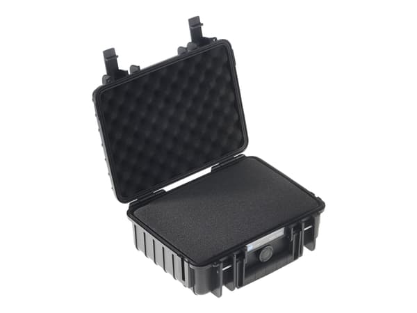 B&W outdoor.case Type 1000 - Hard eske - polypropylen - svart
