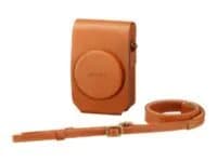 Sony LCS-RXG - Eske for kamera - lær - svart - for Cyber-shot DSC-HX80, DSC-HX90, DSC-HX90V, DSC-RX100, DSC-WX500, DSC-WX700