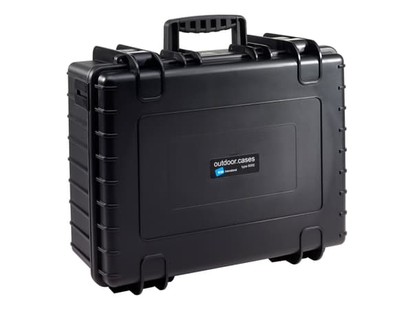 B&amp;W outdoor.cases Type 6000 - Kova kotelo - polypropeeni - musta