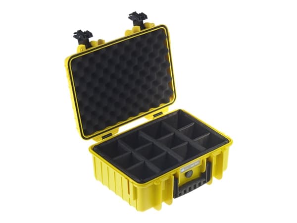 B&W outdoor.case Type 4000 - Hard eske - polypropylen - gul