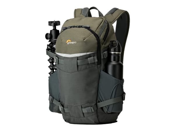 Lowepro Flipside Trek BP 250 AW, Reppukotelo, Mikä tahansa tuotemerkki, Mirrorless, DSLR, Olkahihna, Vihreä, Harmaa