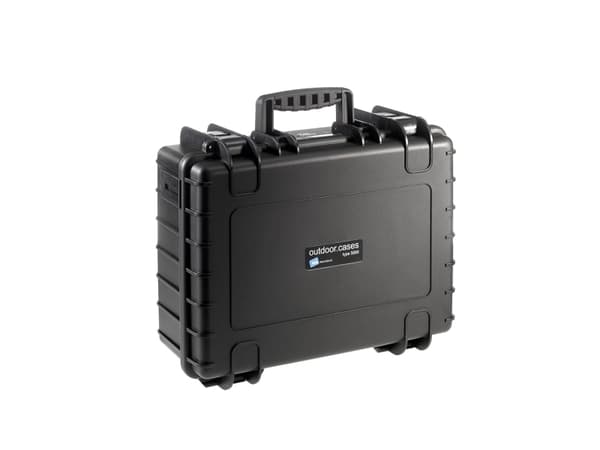 B&amp;W outdoor.cases Type 5000 - Kovakotelo - polypropeeni - musta