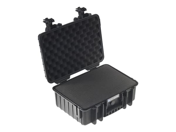 B&W outdoor.case Type 4000 - Hard eske - polypropylen - svart